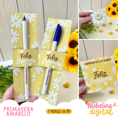 🌼💛 KIT IMPRIMIBLE PRIMAVERA AMARELO  💛🌼
