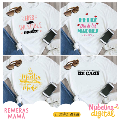 👩‍👧‍👦💖 REMERAS MAMÁ 💖👩‍👧‍👦