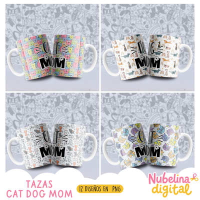 ☕🐶🐱 TAZAS CAT-DOG MOM  💖✨