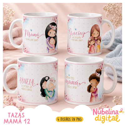 ☕💖 TAZAS MAMÁ 12  💖☕