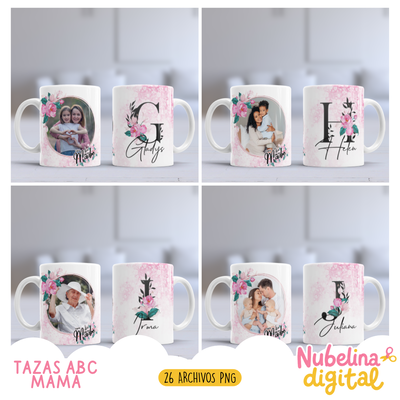 ☕💖 TAZAS ABC MAMÁ 💖☕
