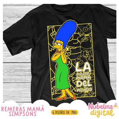 👕💖 REMERAS MAMÁ SIMPSONS ✨