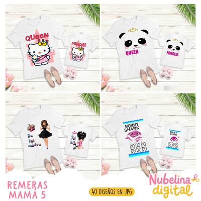 👩‍👧💕 REMERAS MAMÁ 5 💕👩‍👧