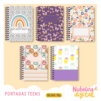 🌈✨ PAQUETE DE 17 PORTADAS TEENS ✨🌈
