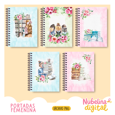 🌸🎨 PORTADAS FEMENINAS acuarela 🎨🌸