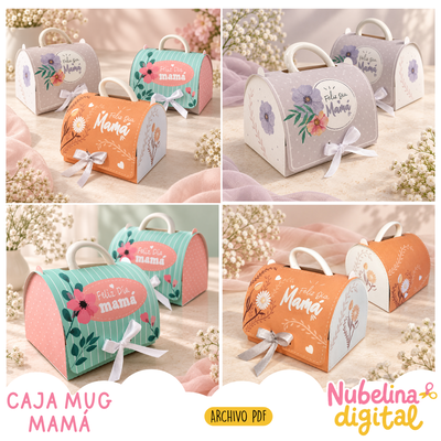 ☕💖 CAJA MUG MAMÁ 💖☕