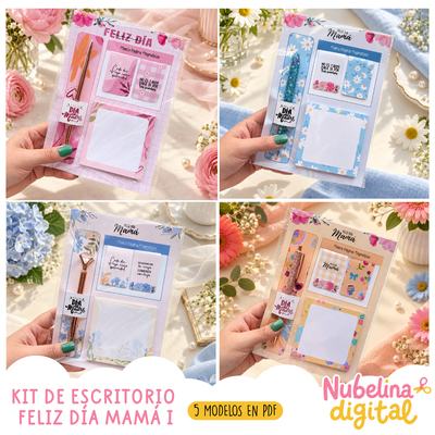 🌸💖 KIT DE ESCRITORIO “FELIZ DÍA MAMÁ I” 💖🌸