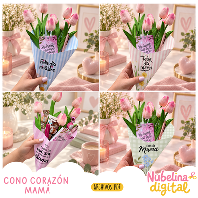 💖🎁 CONOS CORAZÓN PARA MAMÁ 🎁💖