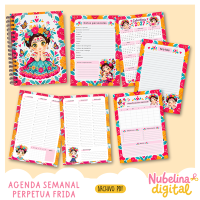 🌺 AGENDA SEMANAL PERPETUA FRIDA 🌺