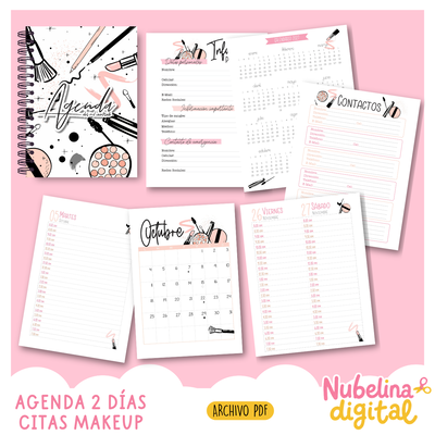 💄✨ AGENDA MAKEUP CITAS  2DP 2027 ✨💄