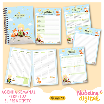 🌟🦊 AGENDA SEMANAL PERPETUA EL PRINCIPITO  🌹✨