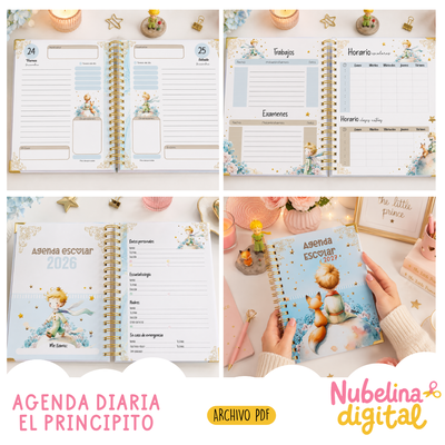 🌟🌹 AGENDA DIARIA EL PRINCIPITO 🌹🌟