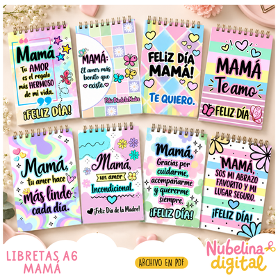 ✨ LIBRETAS A6 MAMÁ 💕📒