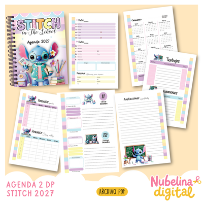 💙🌺 AGENDA 2 DÍAS STITCH 🌺💙