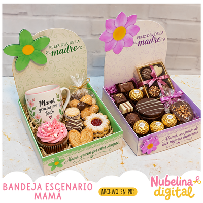🌸💖 CAJA ESCENARIO MAMÁ  💖🌸