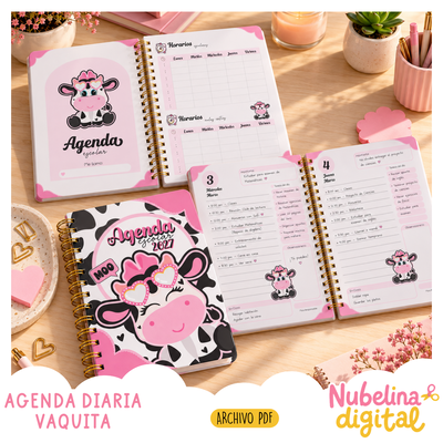 🐮🌸 AGENDA DIARIA VAQUITA 2027 🌸🐮