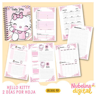 🎀🐱 AGENDA HELLO KITTY 2027🐱🎀