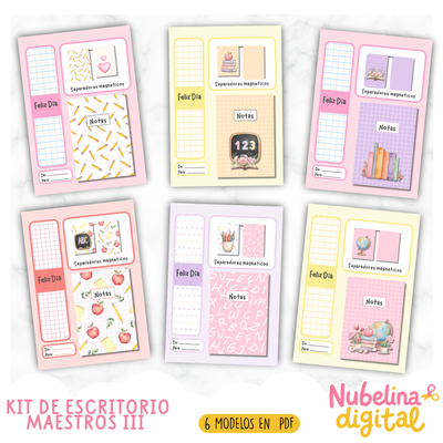 🎁📚 KIT DE ESCRITORIO DÍA DEL MAESTRO V  🍎✏️