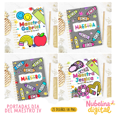 🎨🍎 Portadas Día del Maestro IV 📚✨