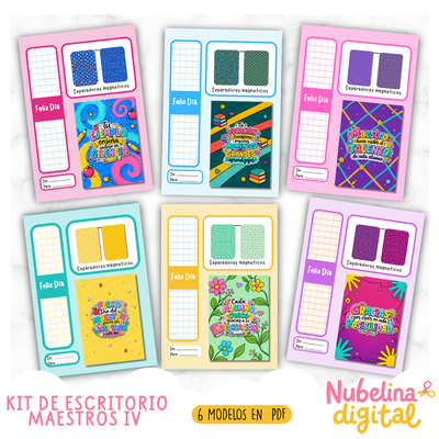 🎁📚 KIT DE ESCRITORIO DÍA DEL MAESTRO IV🍎✏️