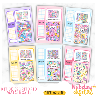 🎁📚 KIT DE ESCRITORIO DÍA DEL MAESTRO II🍎✏️