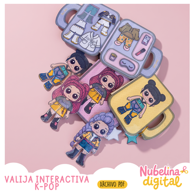 🎤✨ Valijas Interactivas Guerreras K-Pop 💜🎶