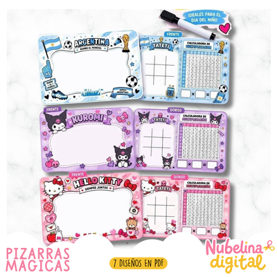 🖍️✨ Pack de Pizarras Mágicas 🎨📚 