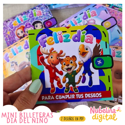 👛🎉 Mini Billeteras Día del Niño