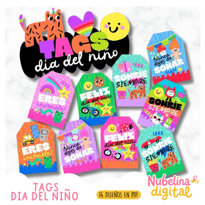 🏷️🎈 Tags Día del Niño 