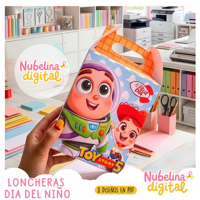 🧃🤠 Loncheras Toy Story 5 Día del Niño