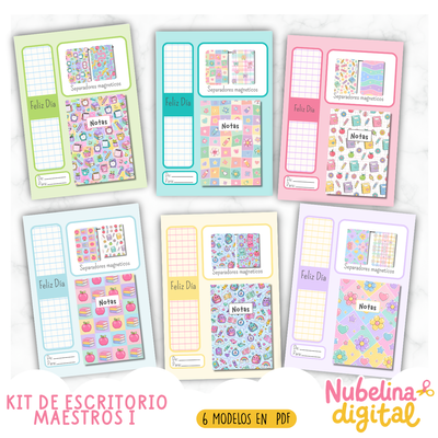 🎁📚 KIT DE ESCRITORIO DÍA DEL MAESTRO I 🍎✏️