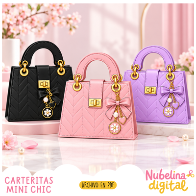 👜✨ Kit Imprimible Carteritas Mini Chic ✨👜