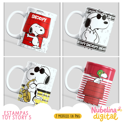 🐶☕ PACK DE TAZAS SNOOPY  ✨💖