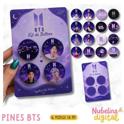 💜📌 Pines BTS  🎤✨ 