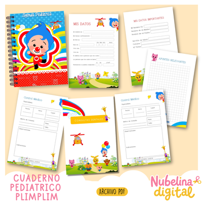 👶🎪 CUADERNO PEDIÁTRICO PLIM PLIM 🎪👶