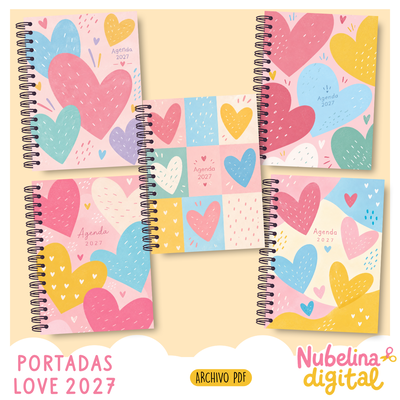 💕📒 PORTADAS LOVE 2027  📒💕