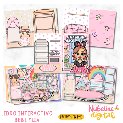 👶💜 Libro Interactivo Bebé y Lila 🍼✨