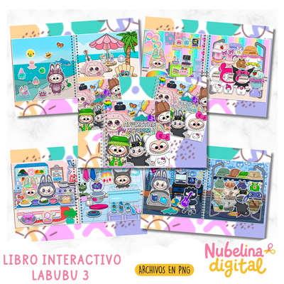 👾📖 Libro Interactivo Labubu 3  ✨🎨
