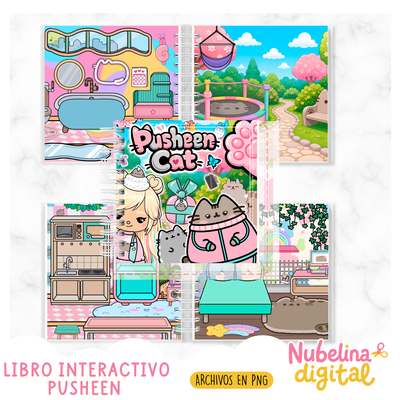 🐱💖 Libro Interactivo Pusheen  📖✨