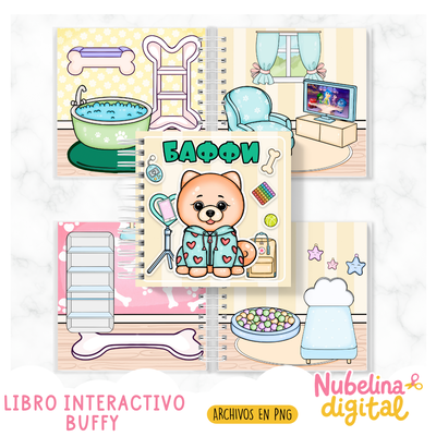 🐶📖 Libro Interactivo Buffi  🎨✨