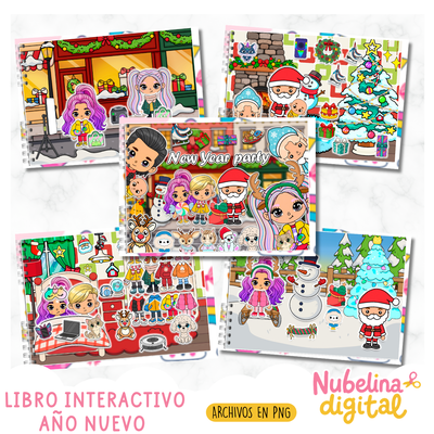 🎆📖 Libro Interactivo Año Nuevo 🎉✨