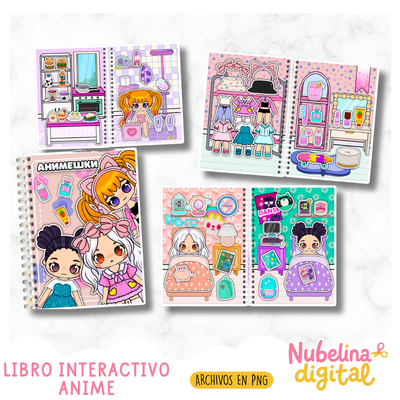 📖✨ Libro Interactivo Anime  🎌🎨