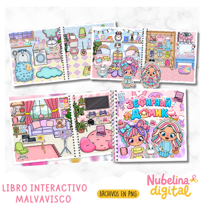 🍡📖 Libro Interactivo Malvavisco  💖✨