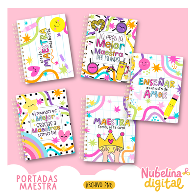 🍎✨ 10 Portadas para Maestra