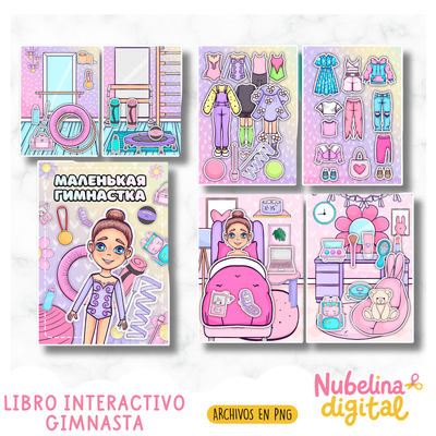 🤸‍♀️📖 Libro Interactivo Gimnasta✨💖