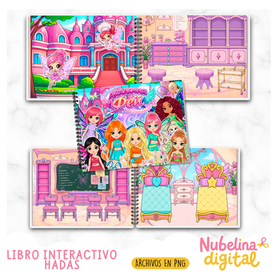 🧚✨ Libro Interactivo Hadas 🦋🌸