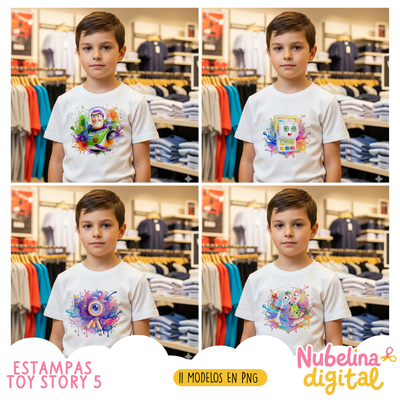 🚀🧸 PACK DE ESTAMPAS TOY STORY 5 🎨✨
