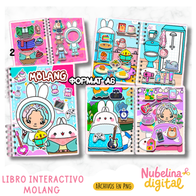 🐰💖 Libro Interactivo Molang 📖✨