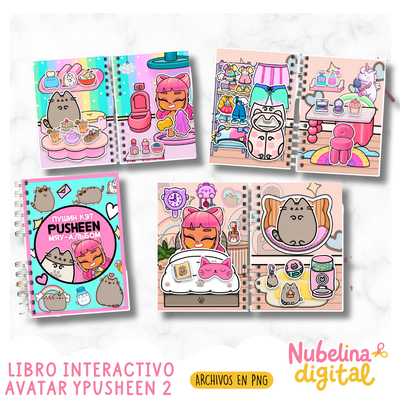 🐱💖 Libro Interactivo Pusheen 2📖✨