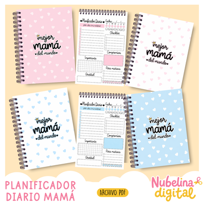 🌸📝 PLANIFICADOR DIARIO MAMÁ 📝🌸